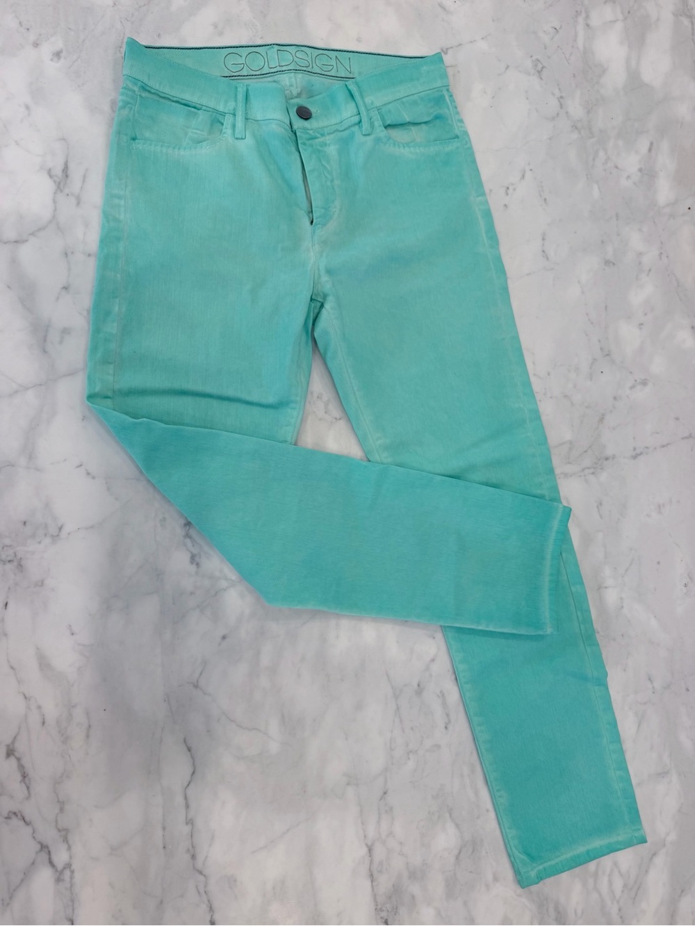 Goldsign Women's Aqua Skinny Jeans